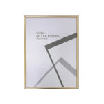 Centre Photo Frame / Picture Frame - Matte Gold A4