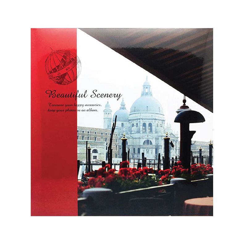 NCL Self-Adhesive L-size "Scenery" Photo Album / Photo Book (25 Sheets)