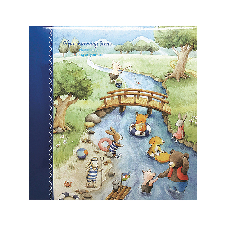 NCL Self-Adhesive L-size "Animal Story" Photo Album / Photo Book (25 Sheets)