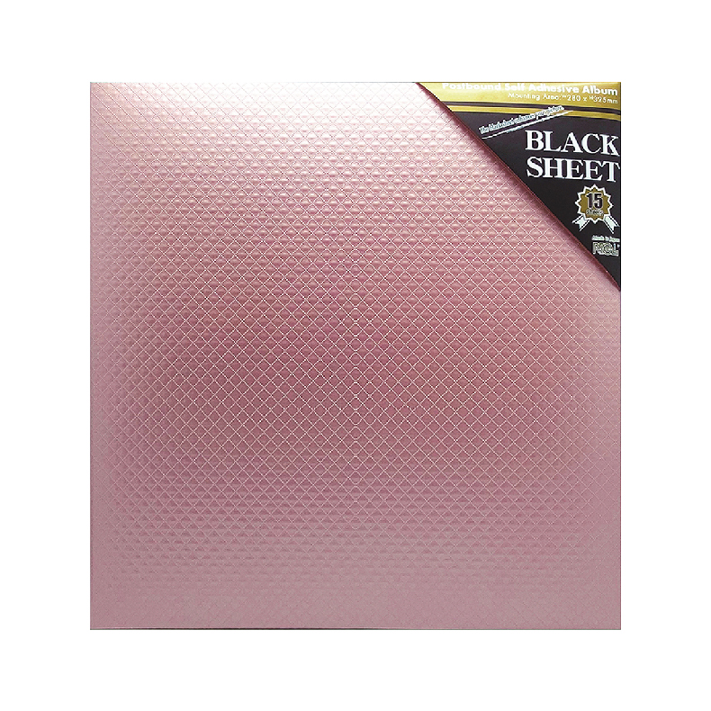 NCL Self-Adhesive L-size (15 Black Sheets) Photo Album / Photo Book ( Quilt )