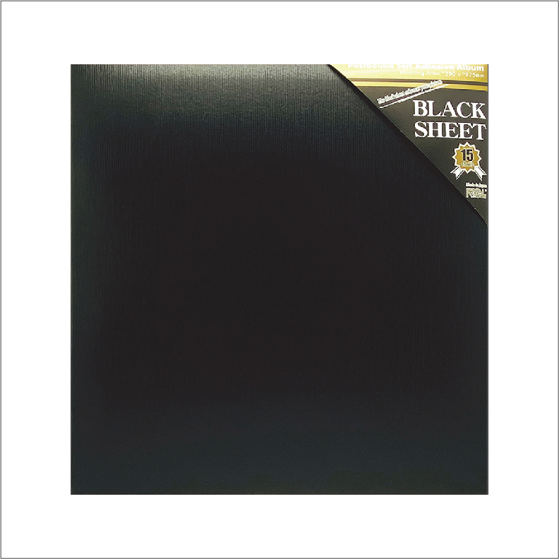 NCL Self-Adhesive L-size (15 Black Sheets) Photo Album / Photo Book ( Timber )