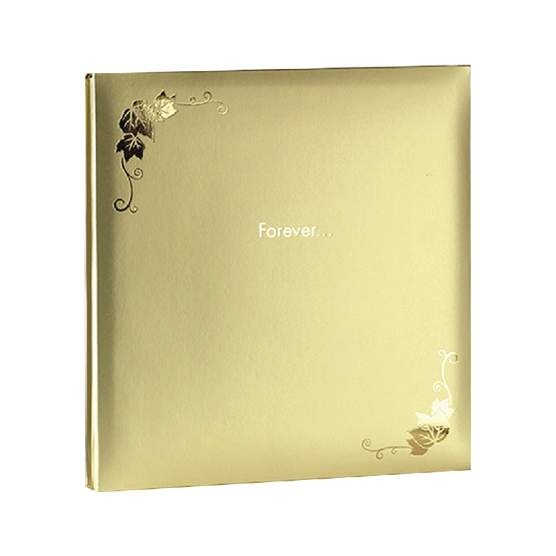 NCL Self-Adhesive Wedding Album / Photo Book (Soft Metallic Gold/ Silver)