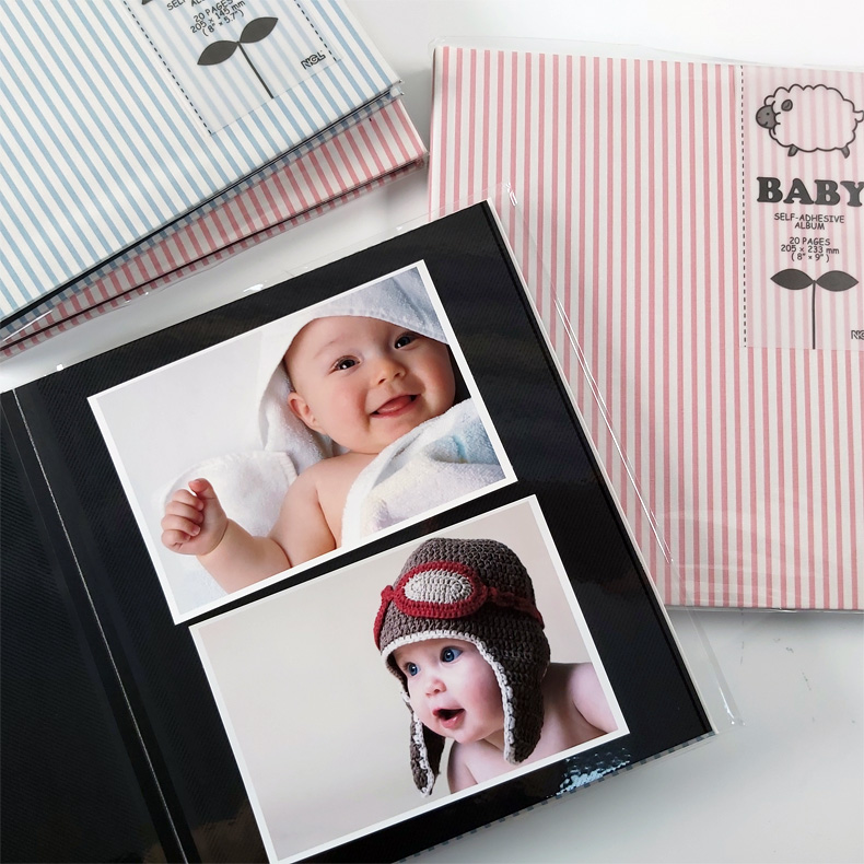 NCL Self-Adhesive Glue-Bound Baby Photo Album / Photo Book - Demi