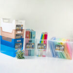 NCL Capaty Clear-Coloured Transparent File Box / Storage Box