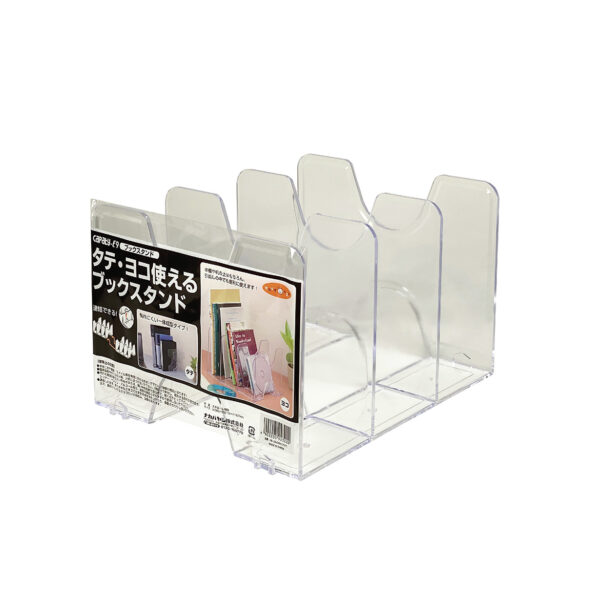 NCL Capaty Clear-Coloured Transparent Book Ends