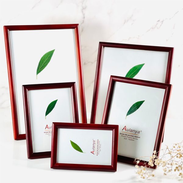 Centre Wooden Photo Frame Classic Design 1.5cm Frame