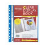 Centre Clear Book 11 Hole A4 10 Pockets