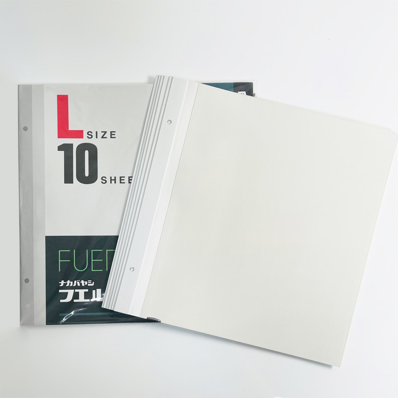 NCL L Size Self-Adhesive Photo Album Refill (White)