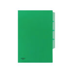 Centre L-Shaped Transparent Plastic Document Holder (With Index Divider)- A4