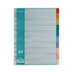 AStar Multi-Colours PP Index Divider - A4