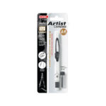 Cox Artist Compass with Metal Barrel 2mm lead, enables precise drawing, White, D-1100B