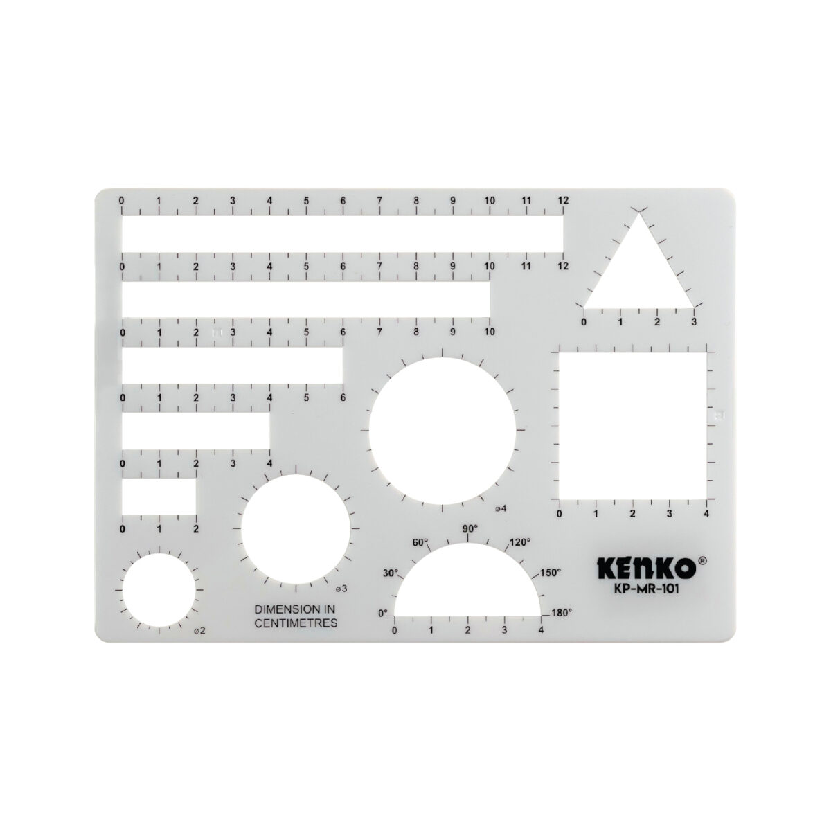 Kenko Model Ruler White