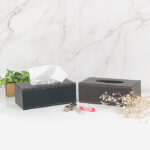 La Vida Faux Leather Tissue Paper Holder Tissue Box Holder