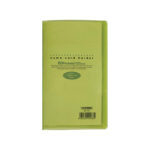 Clear-Cover Name Card Holder Green