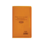 Clear-Cover Name Card Holder Orange