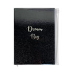 Glitter Cover Notebook A5 Black