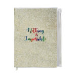 Glitter Cover Notebook A5 Gold