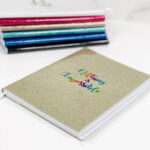 Glitter Cover Notebook A5