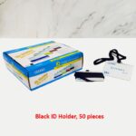 Black ID Holder with lanyard 50 pieces