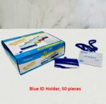 blue ID holder with lanyard 50 pieces