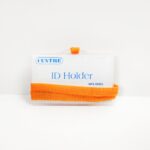 ID Holder With Lanyard Orange