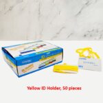 Yellow ID Holder with Lanyard 50 pieces