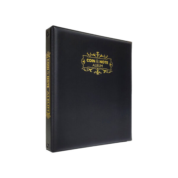 Coin and Note Album A4 Black