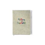 Glitter Cover Notebook A6 Gold