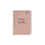 Glitter Cover Notebook A6 Pink