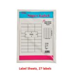 Centre Super Label Labe Sheets