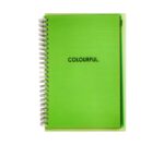 Palette A5 Coloured Paper Spiral Notebook Green