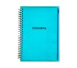Palette A5 Coloured Paper Spiral Notebook Turquoise
