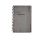 Palette A6 Coloured Paper Spiral Notebook Grey