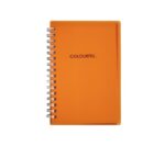 Palette A6 Coloured Paper Spiral Notebook Orange