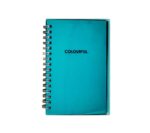 Palette A6 Coloured Paper Spiral Notebook Turquoise